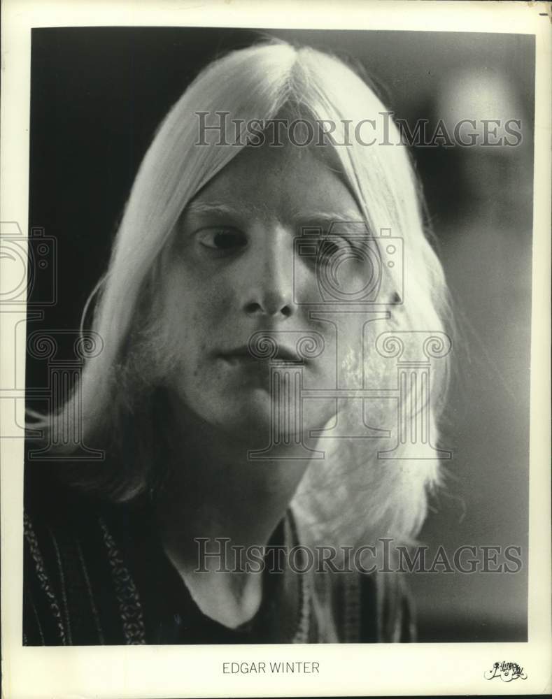 Press Photo Musician Edgar Winter - Historic Images