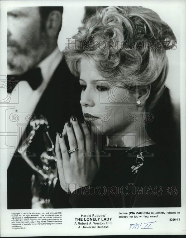 1982 Press Photo Actress Pia Zadora appears in "The Lonely Lady" - Historic Images