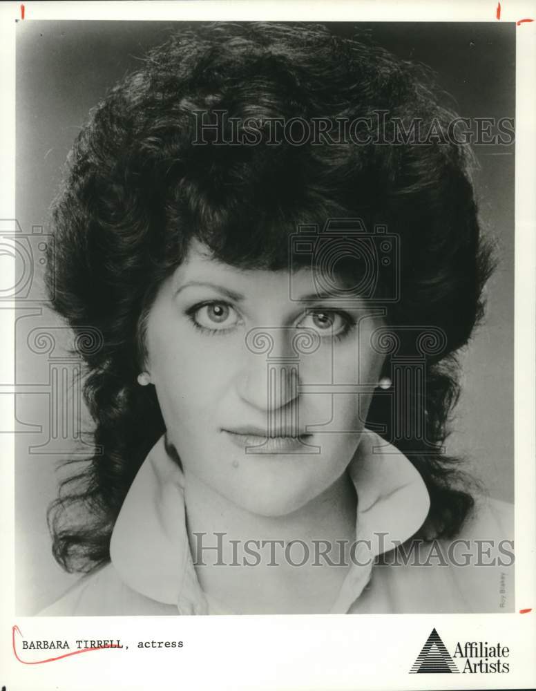 1989 Press Photo Actress Barbara Tirrell - Historic Images