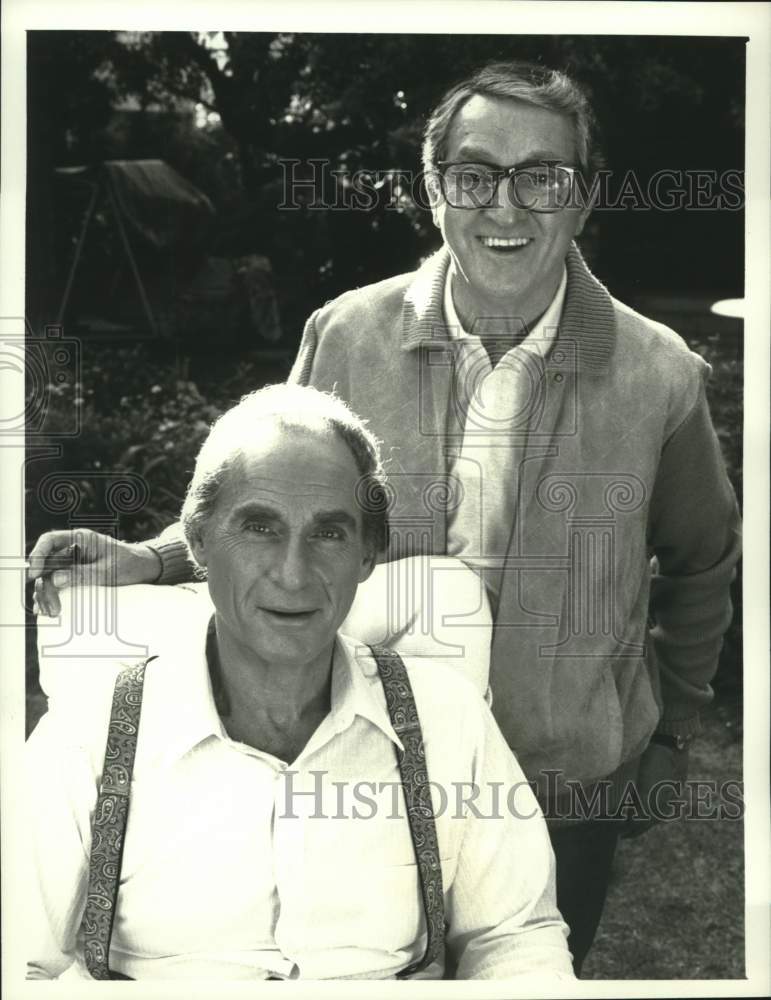 1988 Press Photo Sid Caesar and Danny Thomas star in &quot;Side by Side&quot; - Historic Images