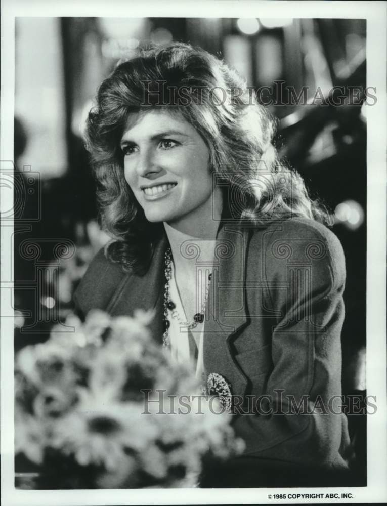 1985 Press Photo Katharine Ross stars in &quot;Dynasty II: The Colbys&quot; - Historic Images