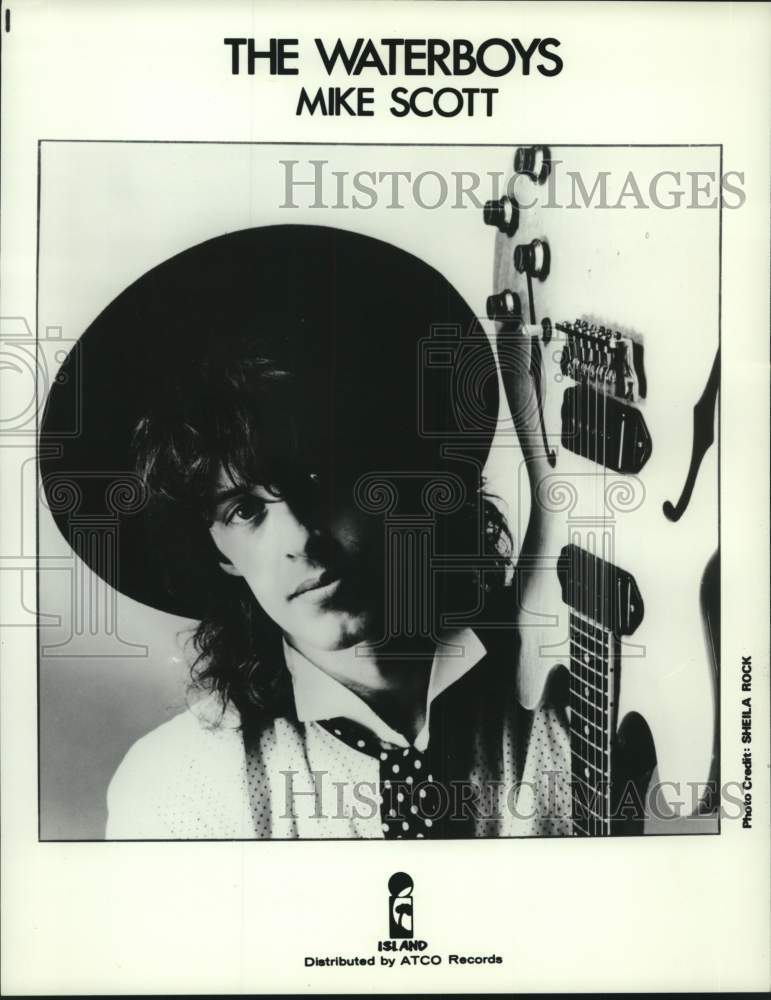 1984 Press Photo Musician Mike Scott of The Waterboys - Historic Images