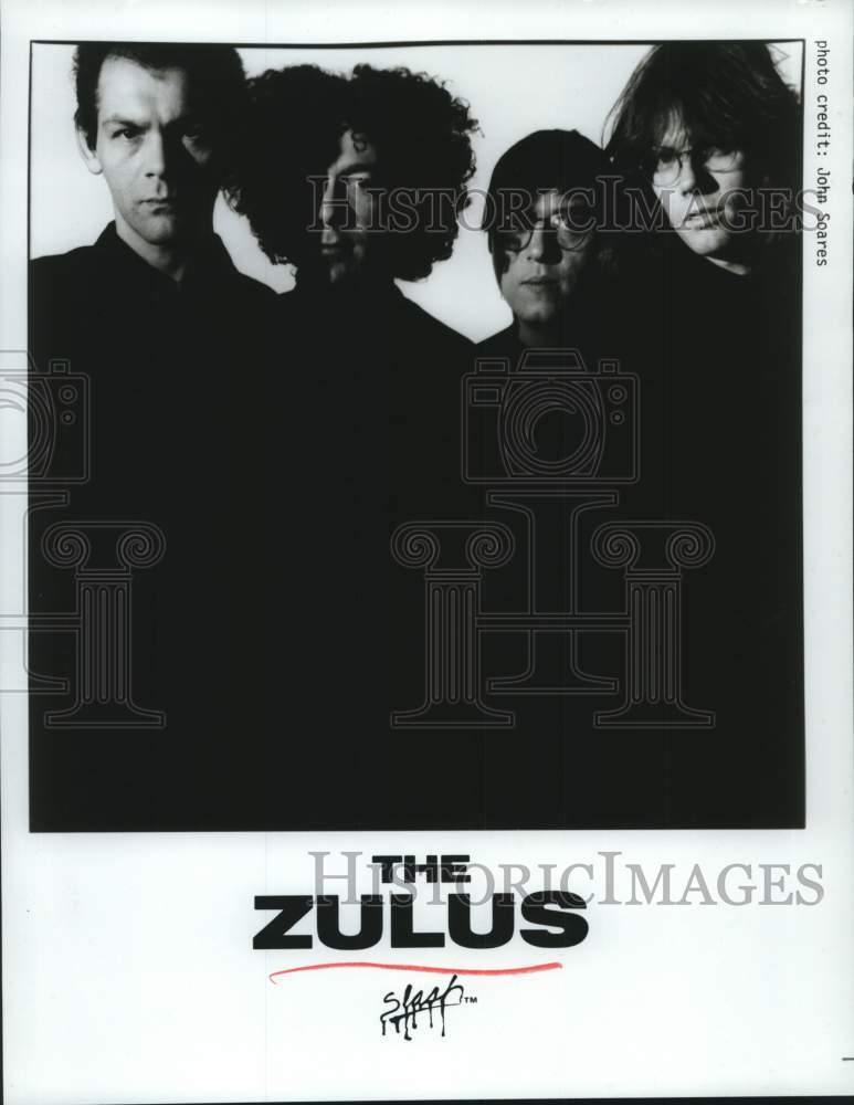 Press Photo Members of the music group The Zulus - Historic Images