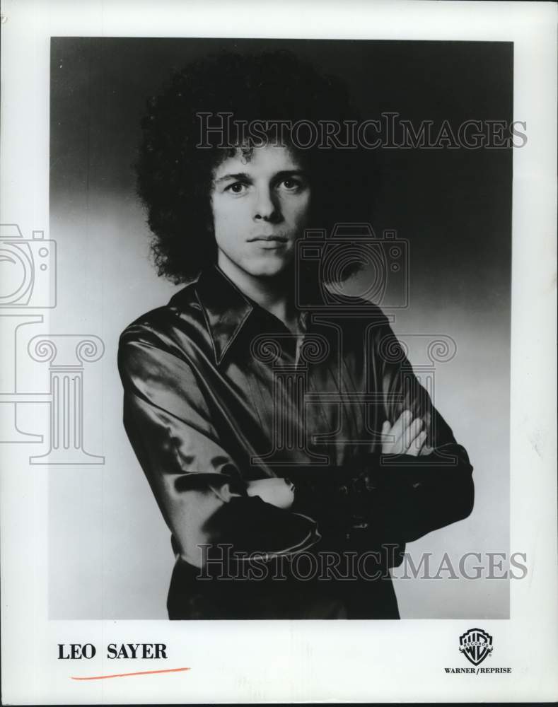 Press Photo Musician Leo Sayer - Historic Images