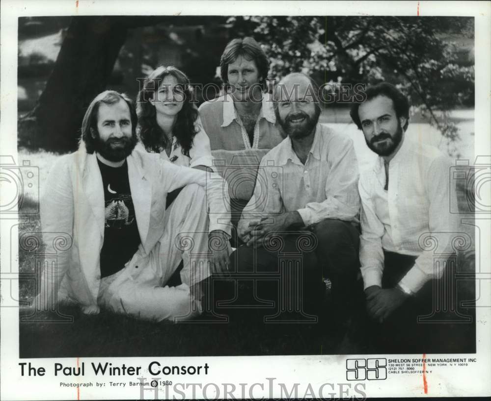 1980 Press Photo Members of the music group The Paul Winter Consort - Historic Images