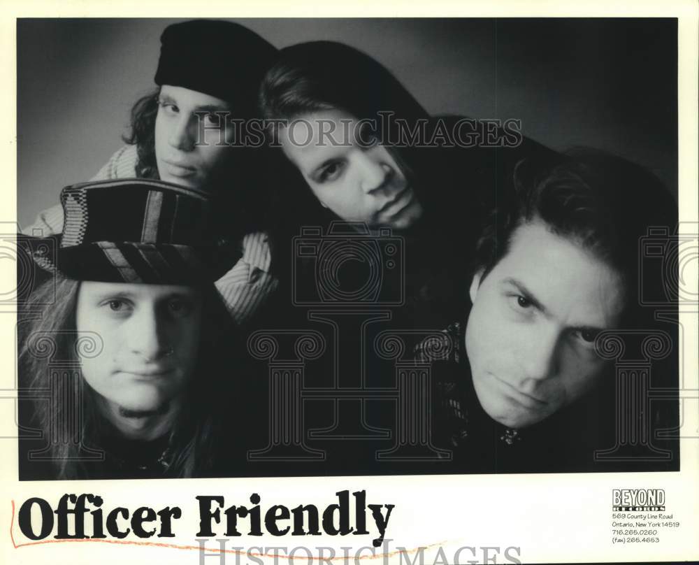 1994 Press Photo Members of the music group Officer Friendly - Historic Images