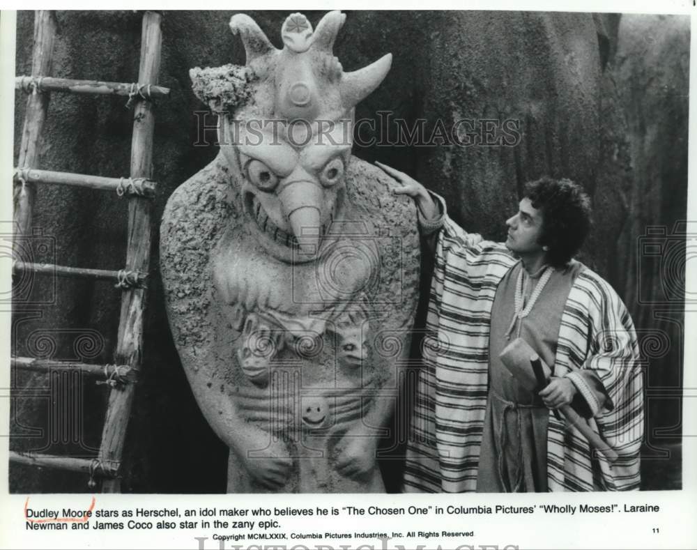 1979 Press Photo Dudley Moore appears in a scene from "Wholly Moses!" - Historic Images
