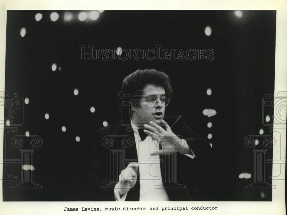 1980 Press Photo James Levine, music director and principal conductor - Historic Images