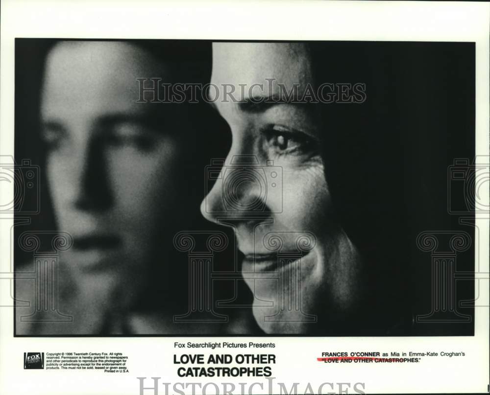 1996 Press Photo Frances O&#39;Conner appears in &quot;Love and Other Catastrophes&quot; - Historic Images