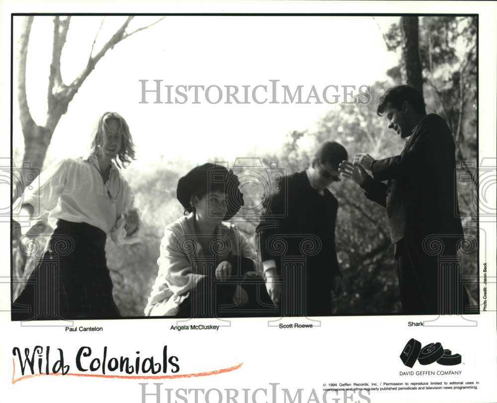 1994 Press Photo Members of the music group Wild Colonials - Historic Images