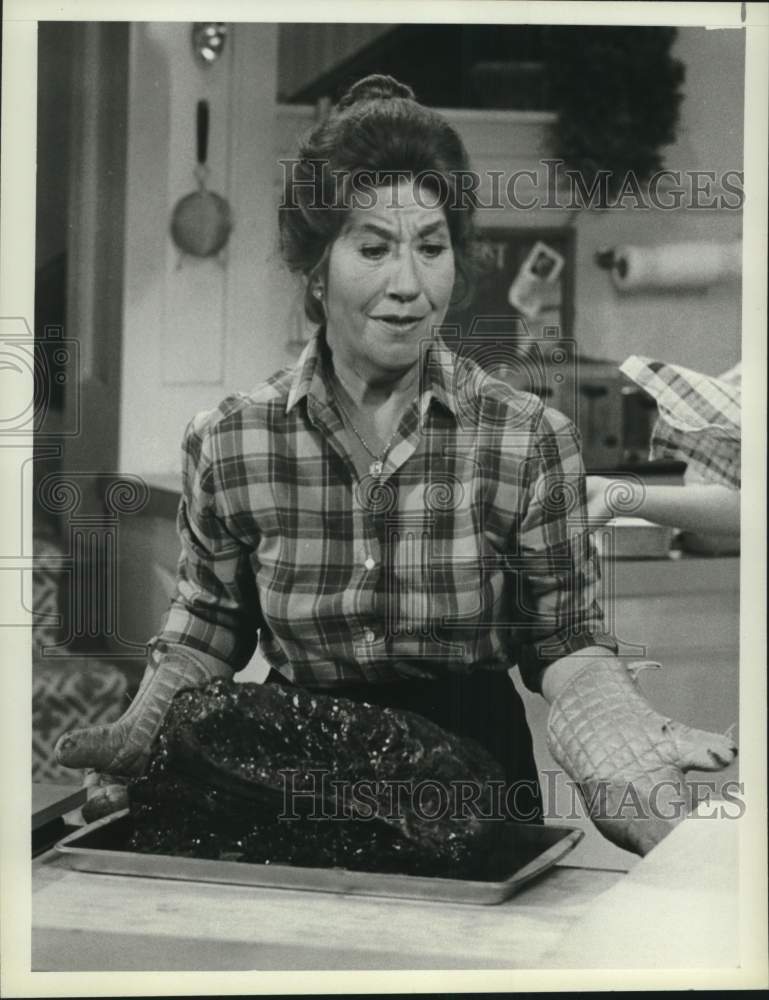 1981 Press Photo Charlotte Rae appears in "The Facts of Life" comedy series - Historic Images