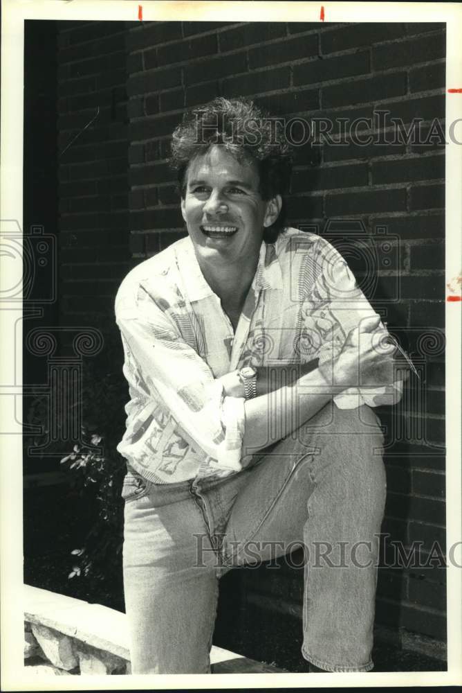 1985 Press Photo Actor Dack Rambo - Historic Images