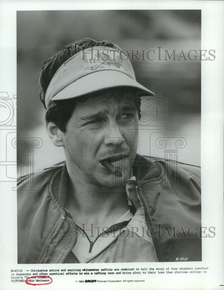 1984 Press Photo Tim Matheson in &quot;Up The Creek&quot; - Historic Images