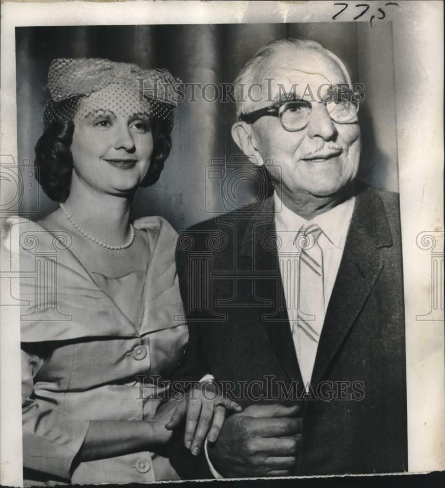 1960 Actor Douglas Dumbrille and his wife after their wedding-Historic Images