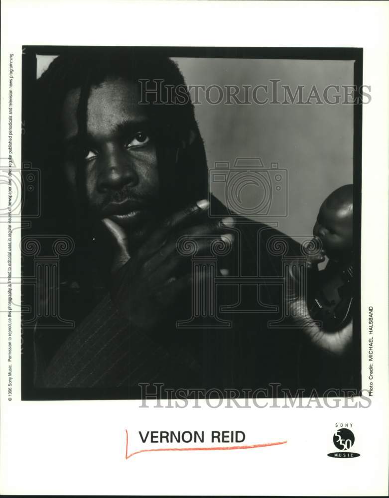 1996 Press Photo Musician Vernon Reid - Historic Images