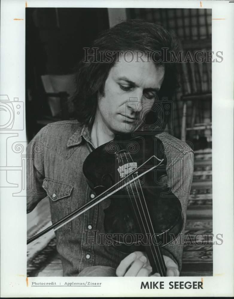 Press Photo Musician Mike Seeger - Historic Images