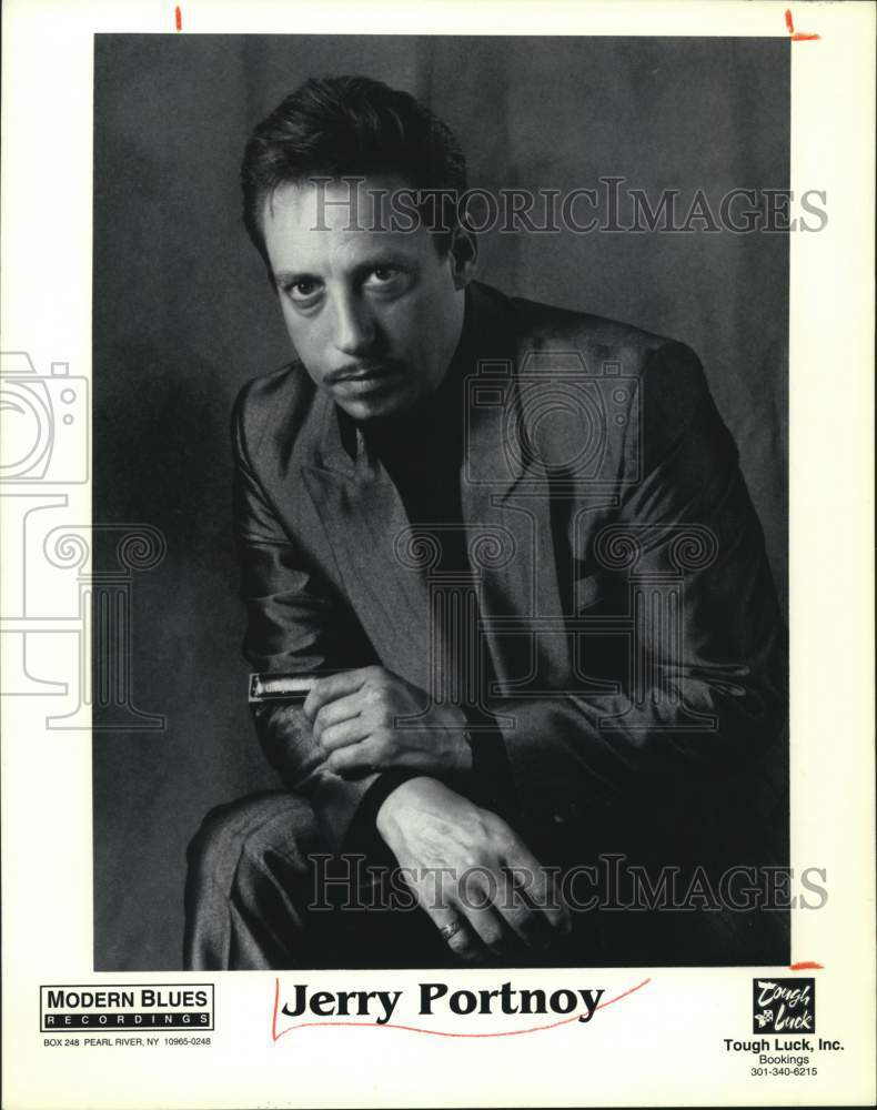 1992 Press Photo Musician Jerry Portnoy - Historic Images