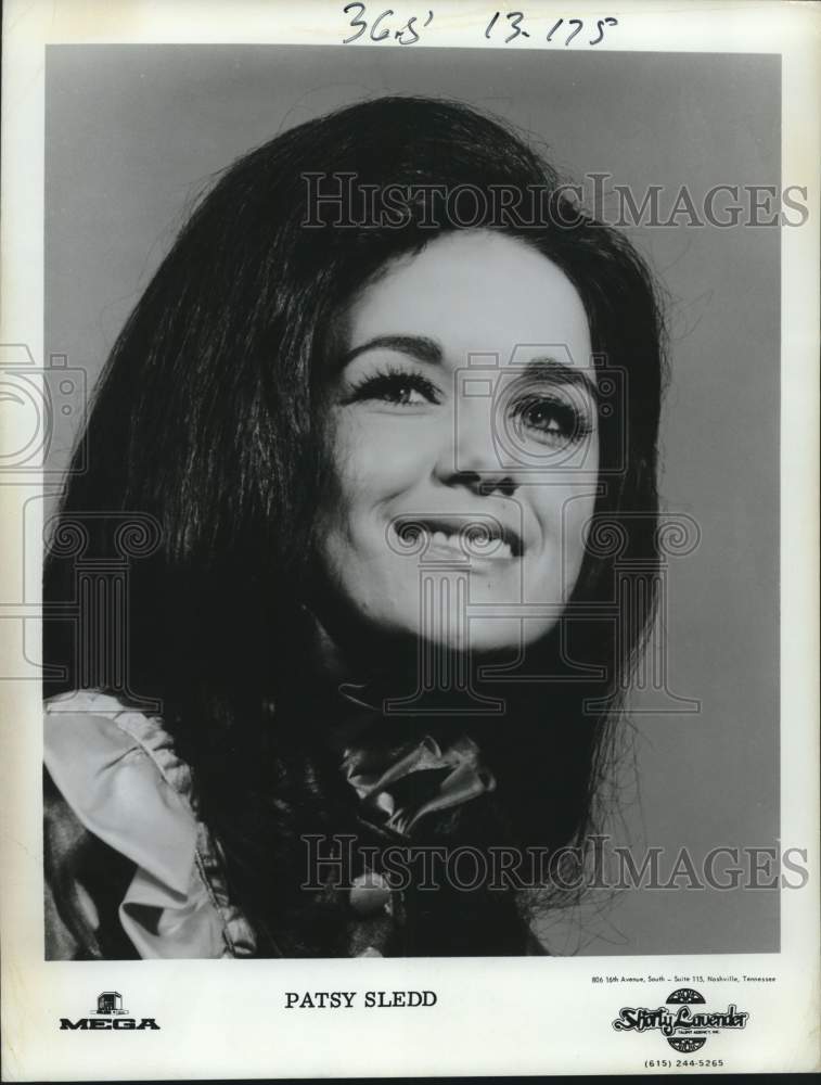 Press Photo Musician Patsy Sledd - Historic Images