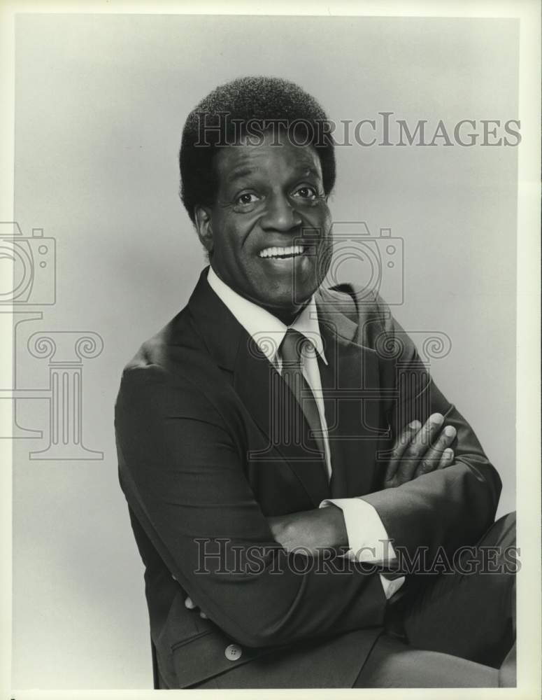 1985 Press Photo Comedian/Actor Nipsey Russell Hosts New NBC Game Show - Historic Images