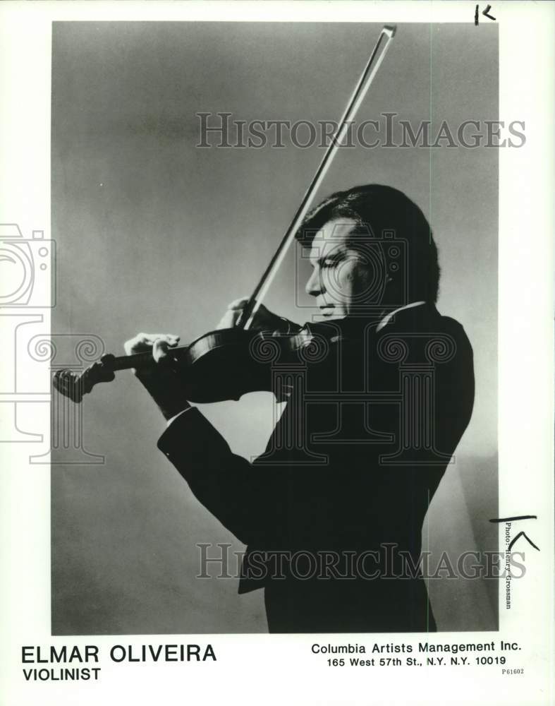 Press Photo Violinist Elmar Oliveira - Historic Images