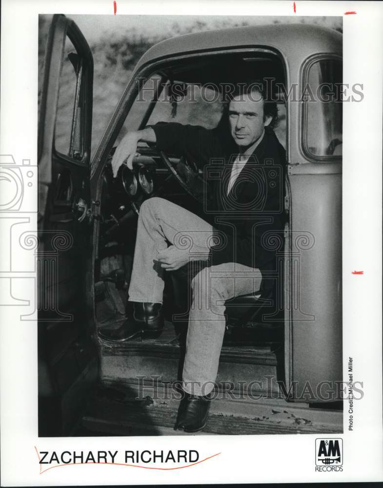 1991 Press Photo Musician Zachary Richard - Historic Images