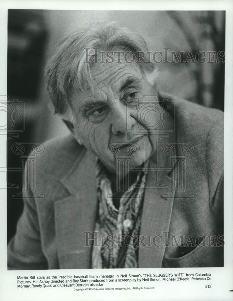 1984 Press Photo Martin Ritt stars in "The Slugger's Wife" - Historic Images