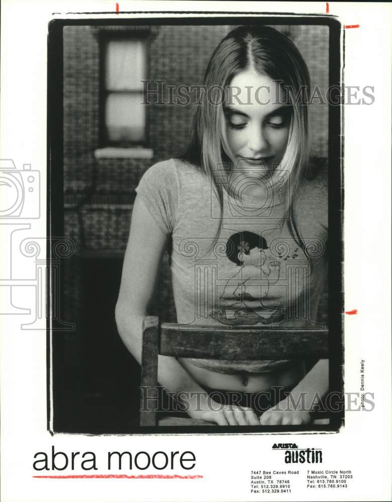 1997 Press Photo Musician Abra Moore - Historic Images