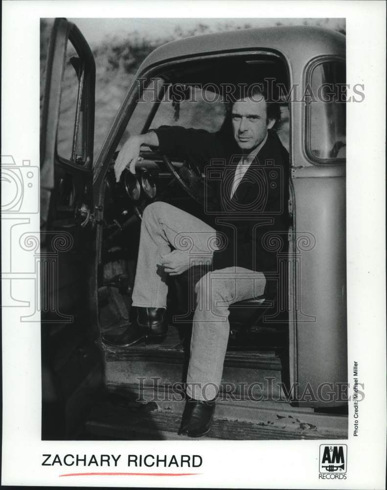 Press Photo Musician Zachary Richard - Historic Images