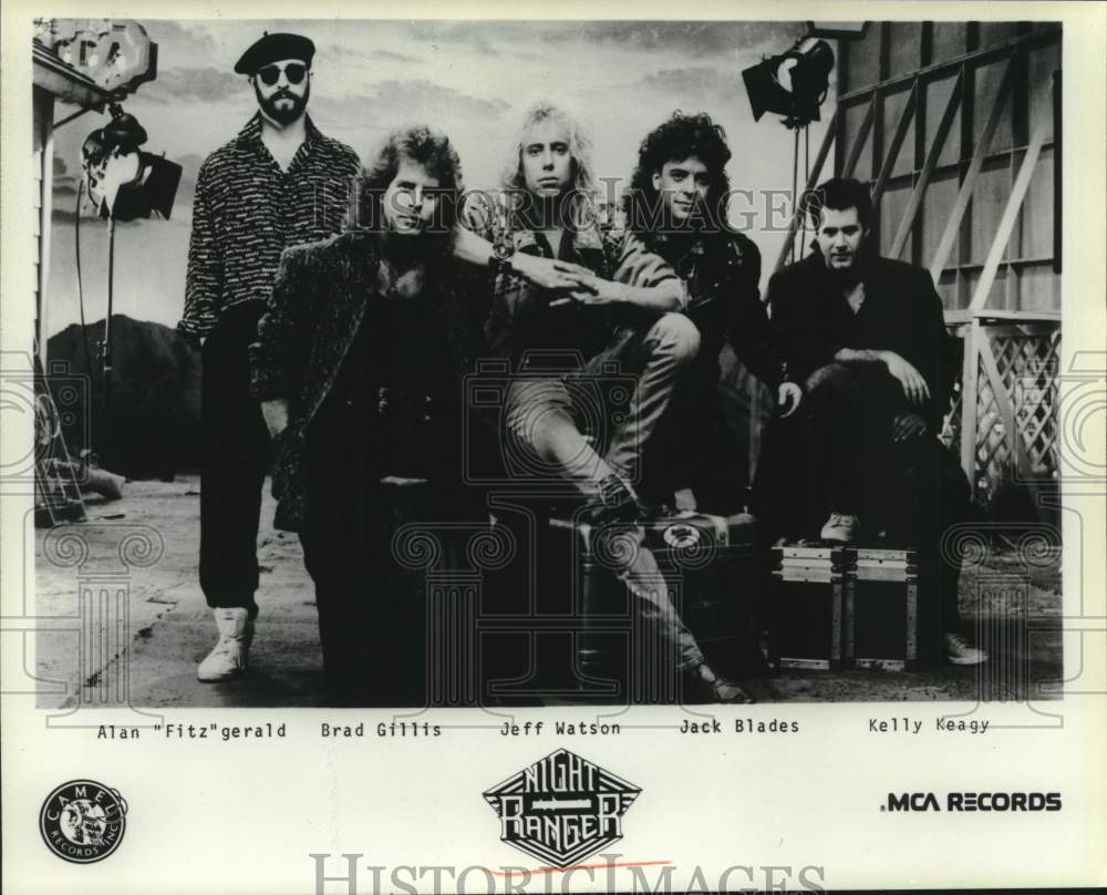 Members of the music group Night Ranger - Historic Images