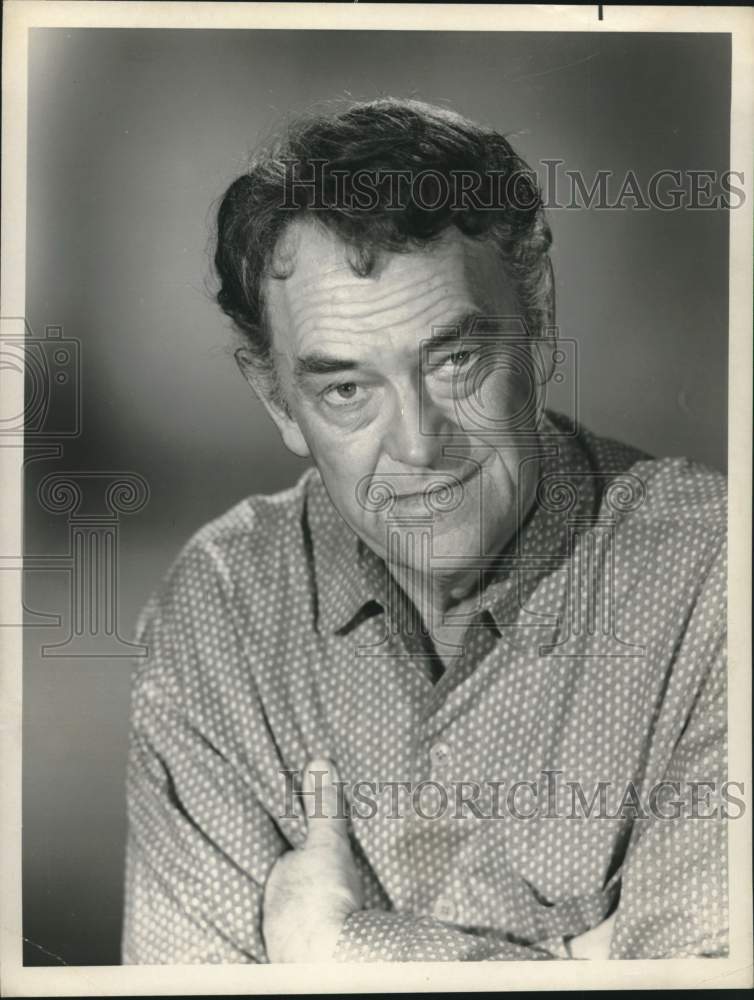 Press Photo Actor John McIntire Stars in &quot;The Virginian&quot; - Historic Images