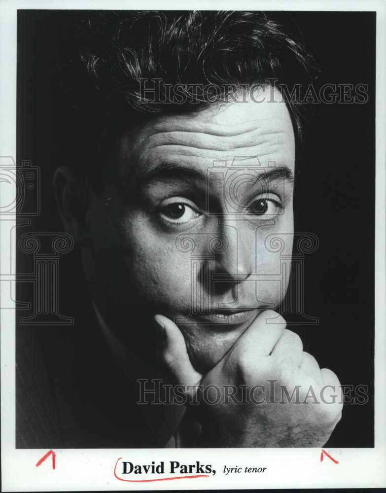 1989 David Parks, Lyric Tenor - Historic Images