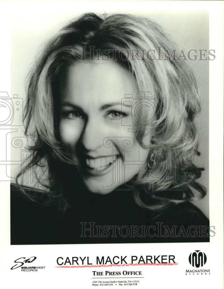 1997 Press Photo Caryl Mack Parker, Singer/Songwriter - Historic Images