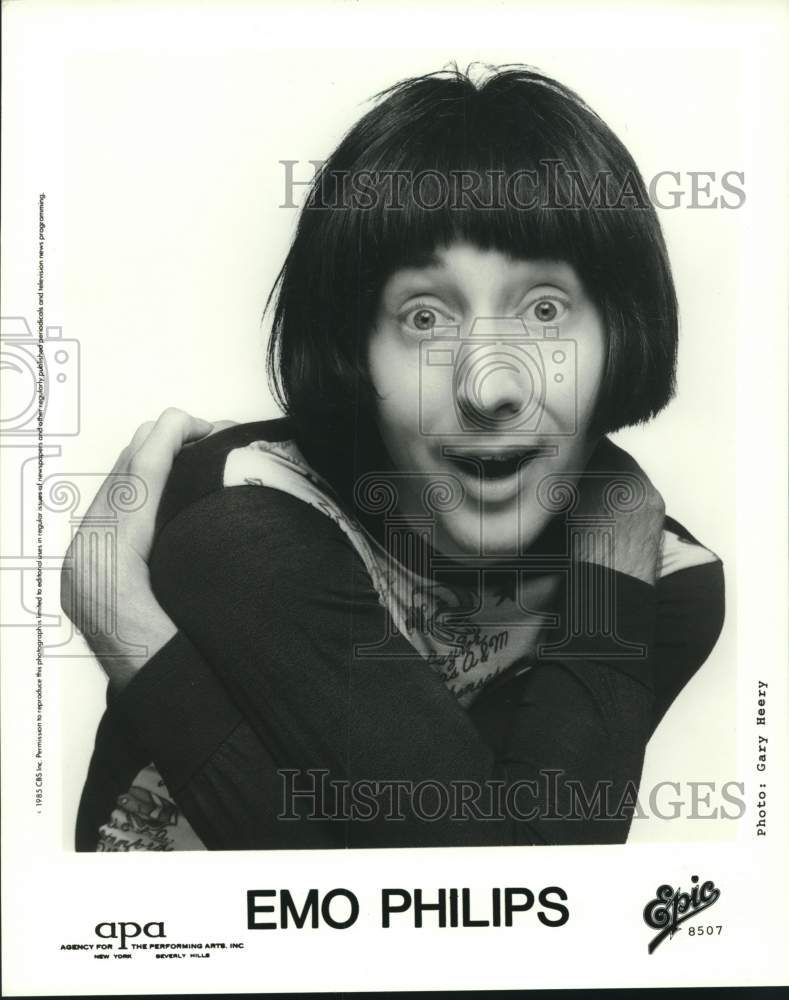 Comedian Emo Philips - Historic Images