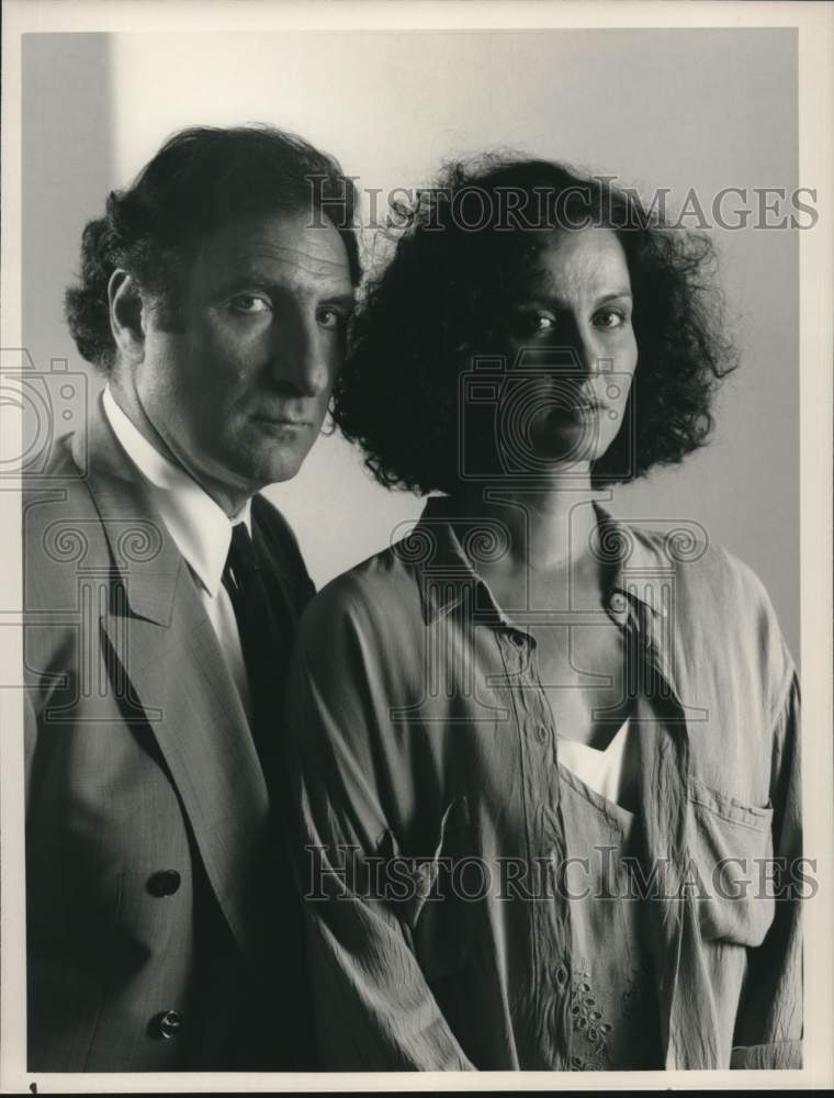 1990 Press Photo Judd Hirsch and Veronica Hamel Star in &quot;She Said No&quot; on NBC - Historic Images