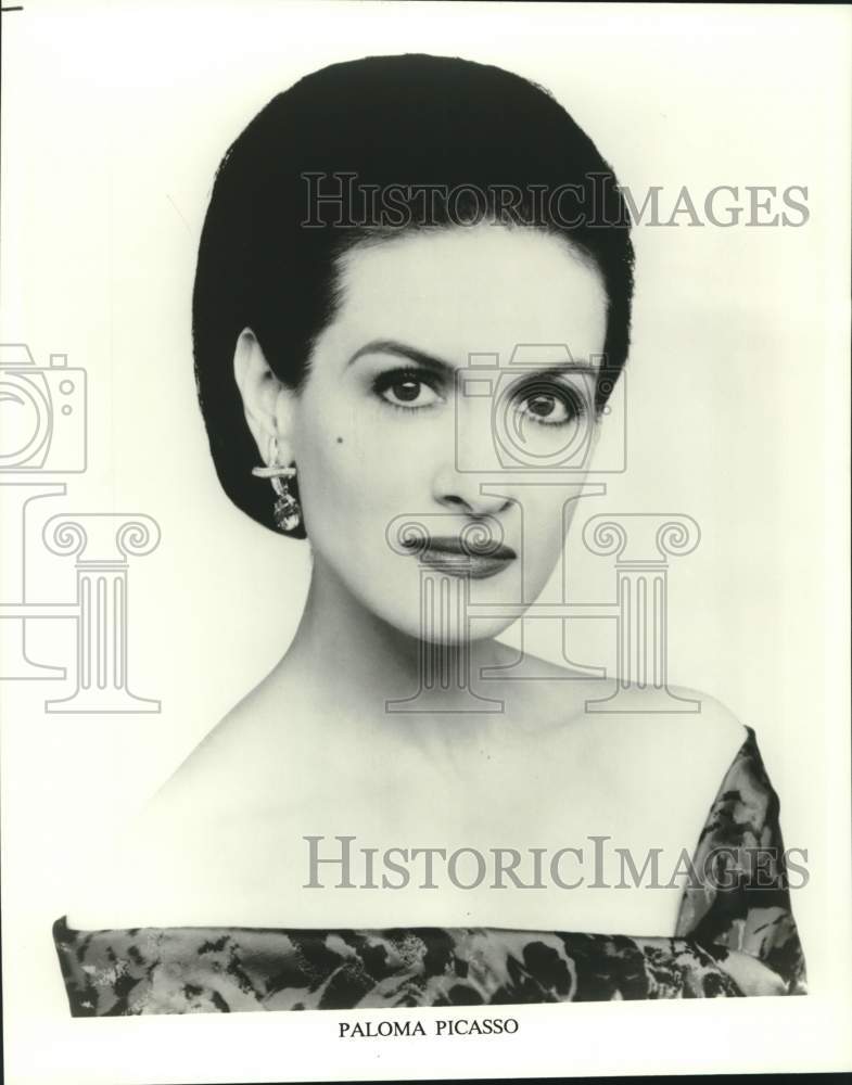 Press Photo Paloma Picasso - Historic Images