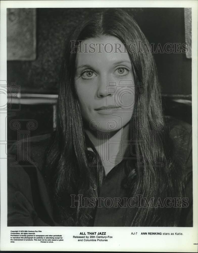 1979 Press Photo Actress Ann Reinking as Katie in "All That Jazz" - Historic Images