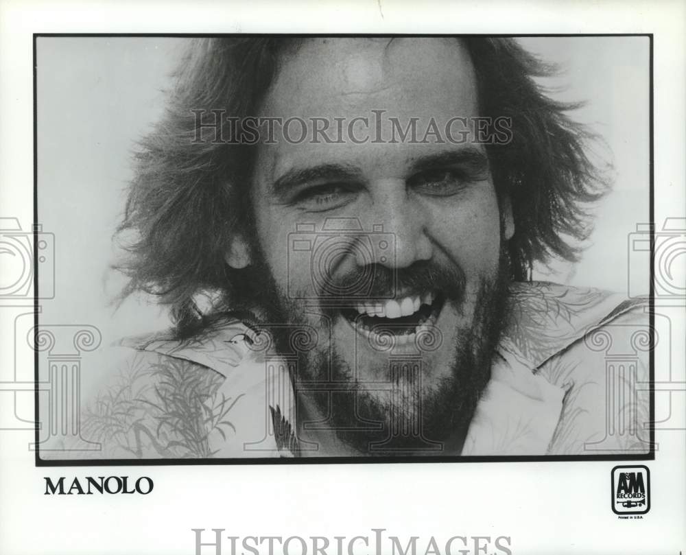 1979 Press Photo Singer Manolo - Historic Images