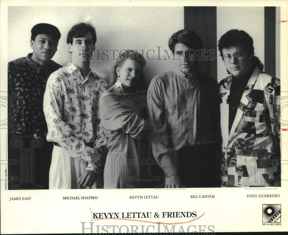 1992 Members of the music group Kevyn Lettau & Friends - Historic Images