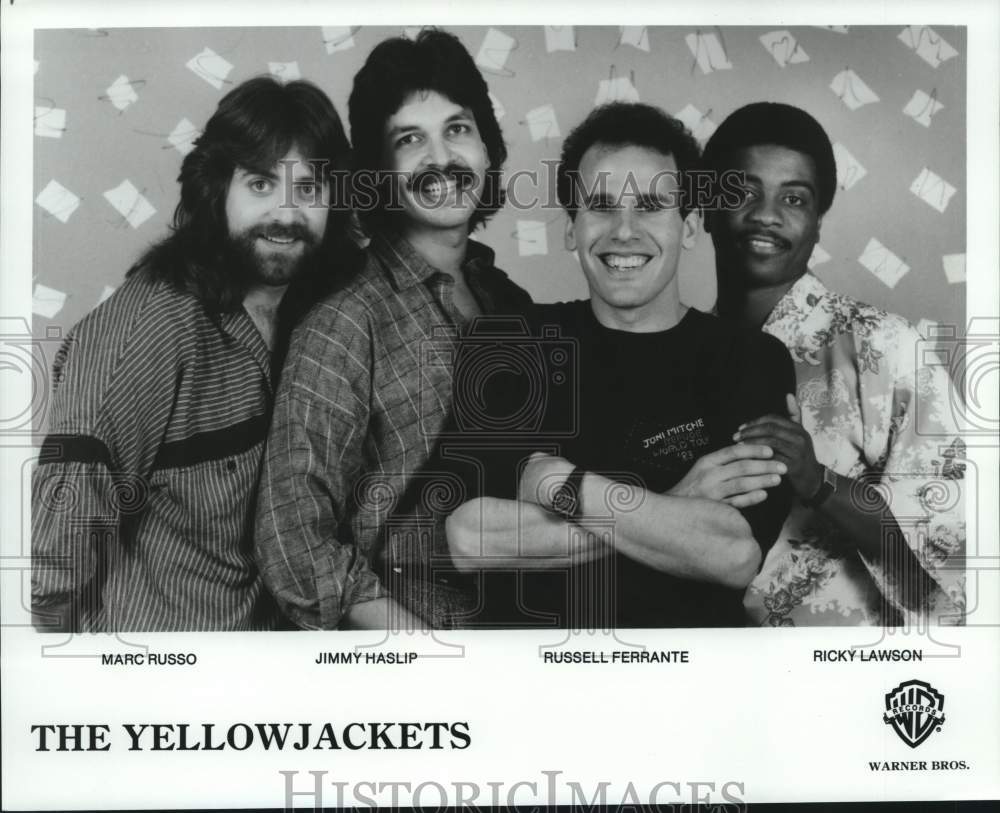 1985 Press Photo Members of the music group The Yellowjackets - Historic Images