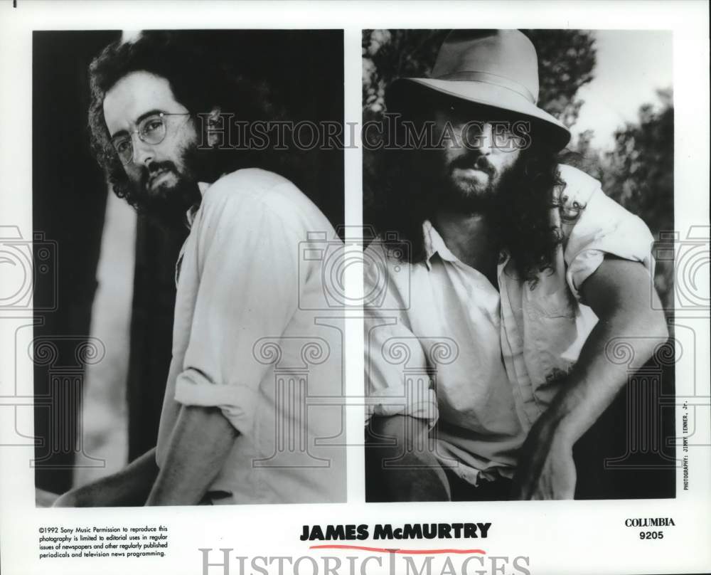 1992 Press Photo Musician James McMurtry - Historic Images