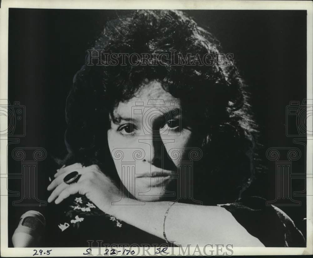 1976 Press Photo Singer Melissa Manchester - Historic Images