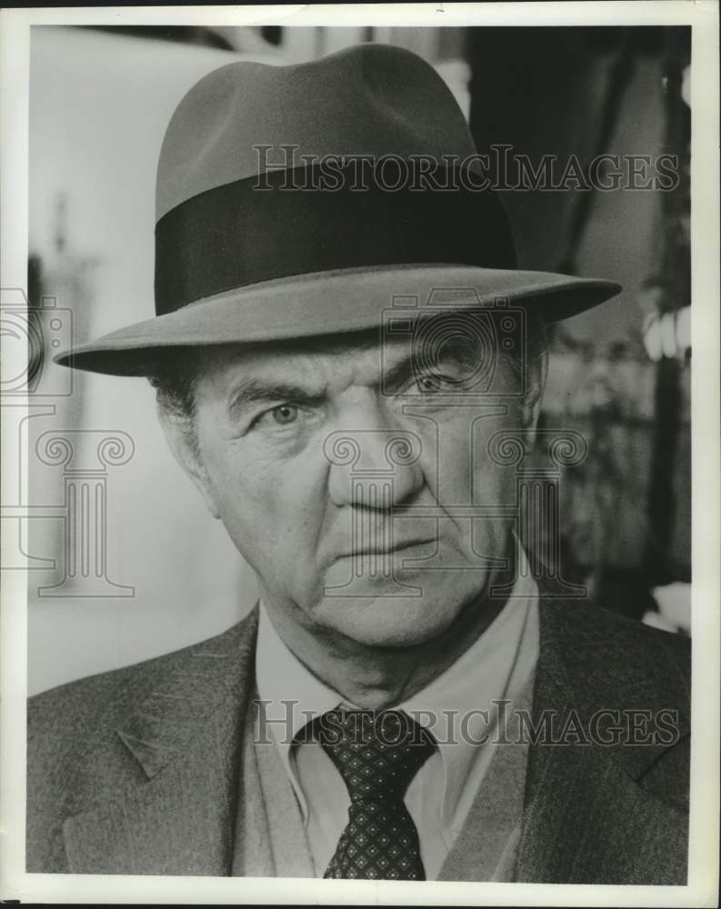 1976 Press Photo Actor Karl Malden in &quot;Streets&quot; - Historic Images