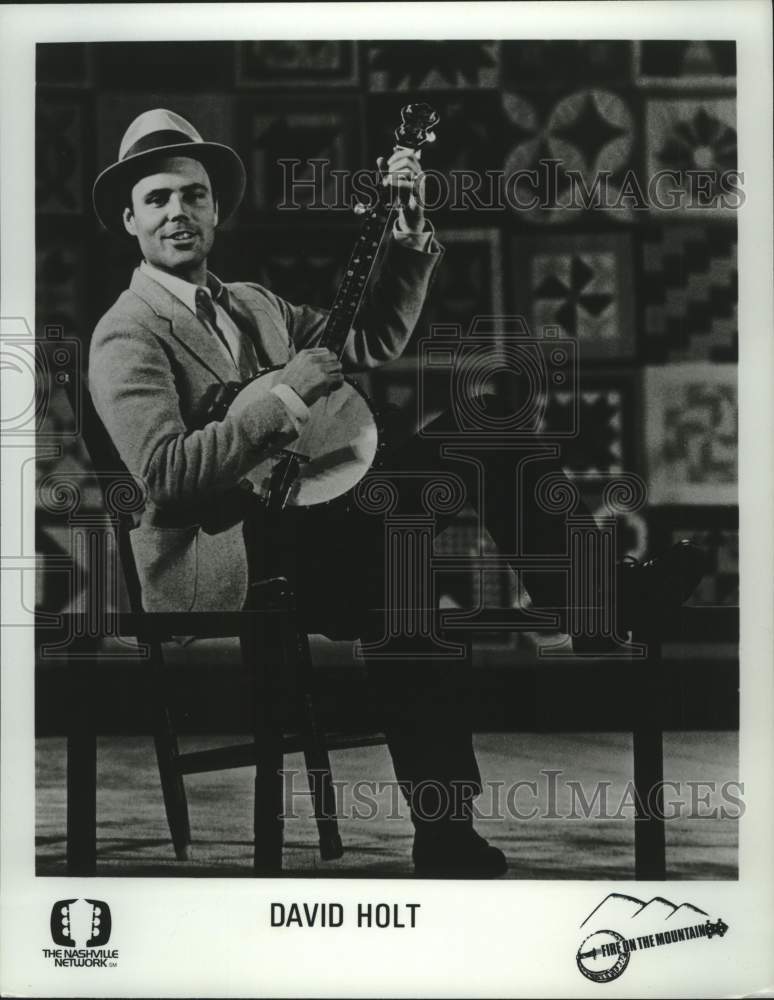 1984 Press Photo Musician David Holt - Historic Images