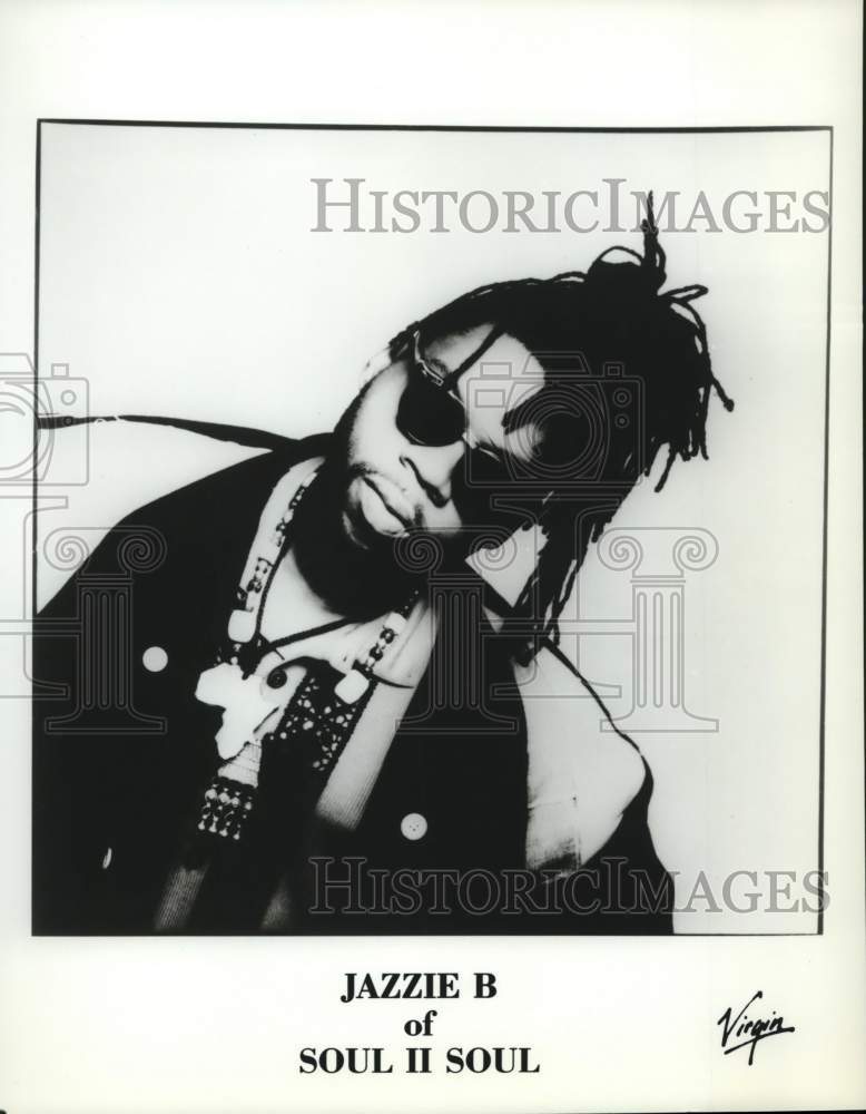 Press Photo Jazzie B of Soul II Soul - Historic Images