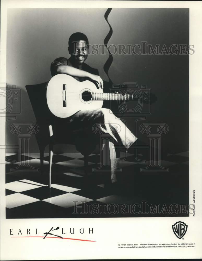 1991 Press Photo Guitarist Earl Klugh - Historic Images