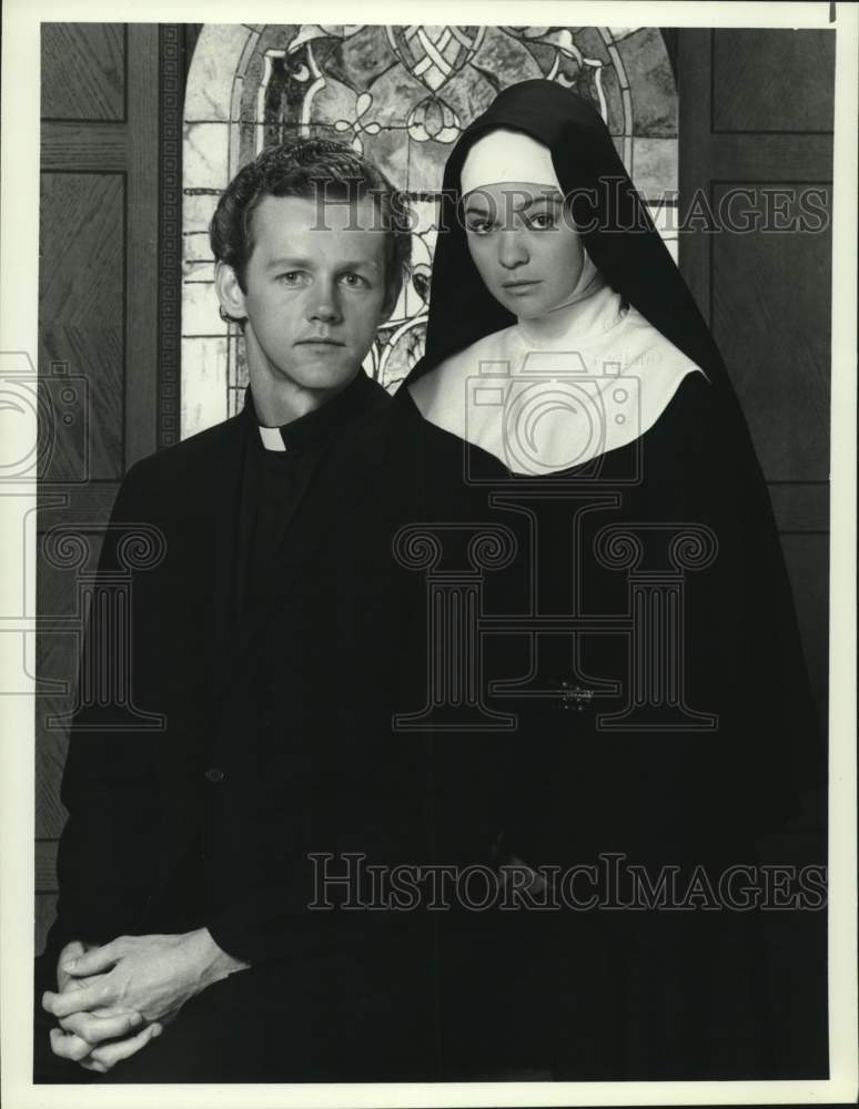 1987 Press Photo Valerie Bertinelli and David Morse in "Shattered Vows" - Historic Images