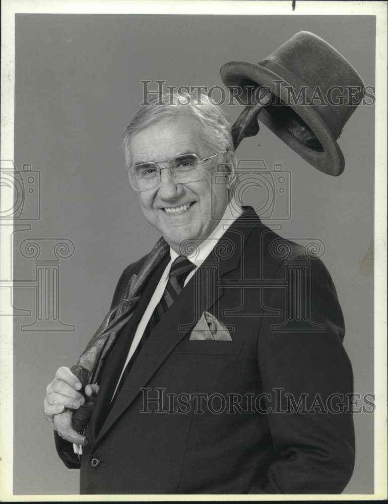 1986 Press Photo Ed McMahon acts in "The Tonight Show Starring Johnny Carson" - Historic Images