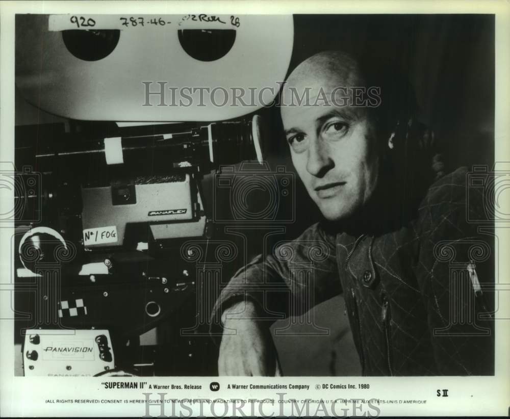 1980 Press Photo Richard Lester, director of &quot;Superman II&quot; - Historic Images