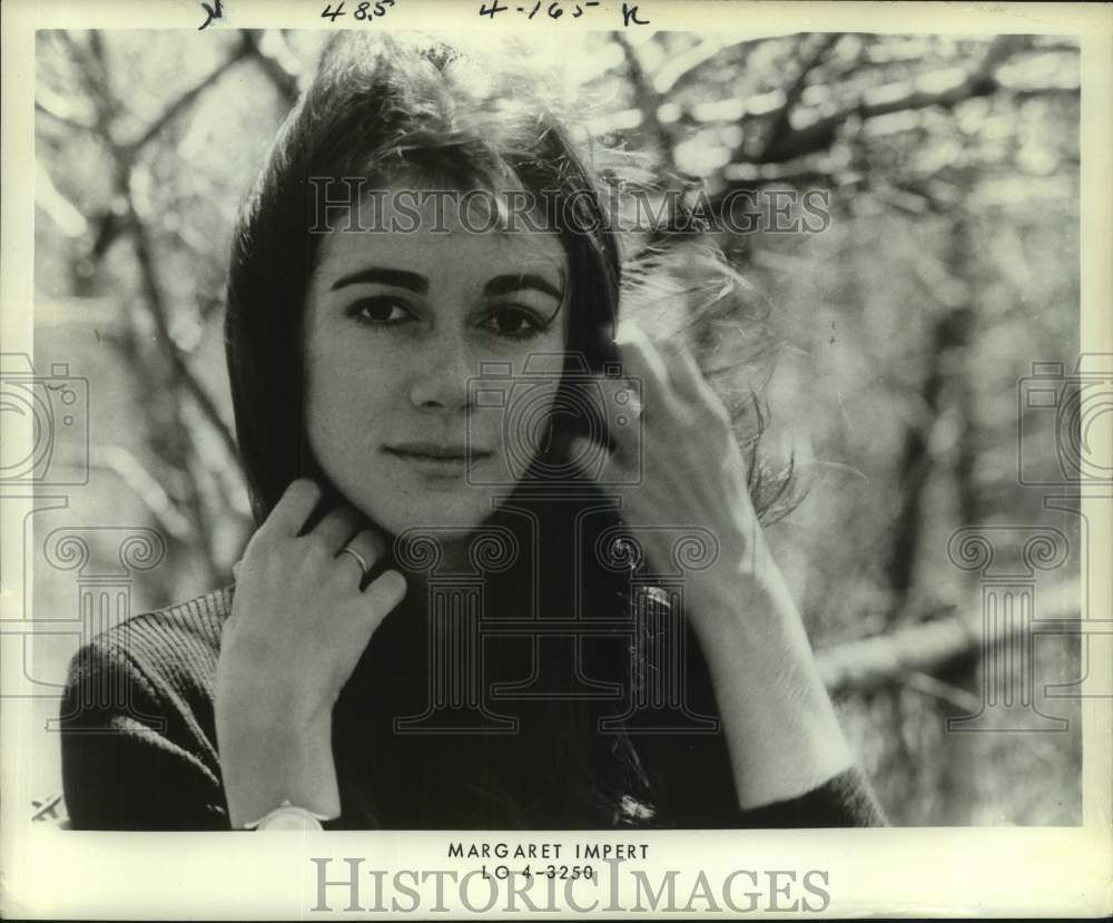 Press Photo Actress Margaret Impert - Historic Images