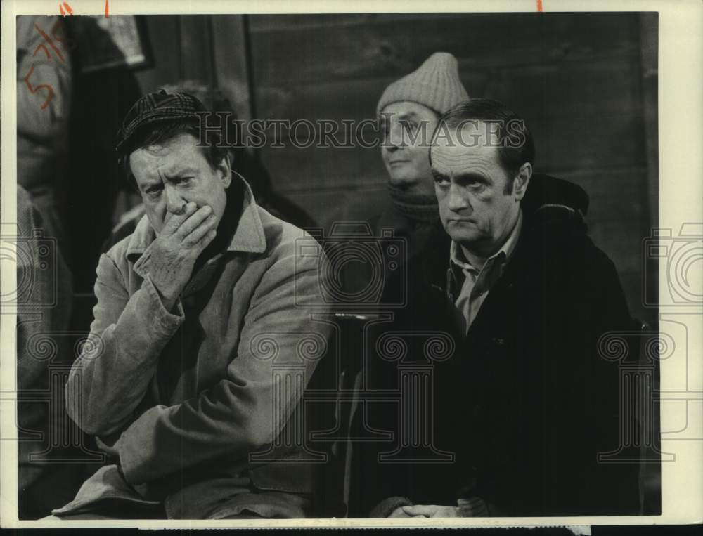 1985 Press Photo Tom Poston, Bob Newhart Star in &quot;Newhart&quot; on CBS - Historic Images